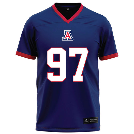Arizona - NCAA Football : Kaleb Bilal-Jones - Blue Football Jersey-0