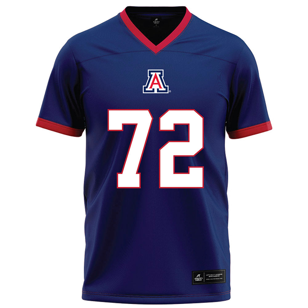 Arizona - NCAA Football : Louis Akpa - Blue Football Jersey-0
