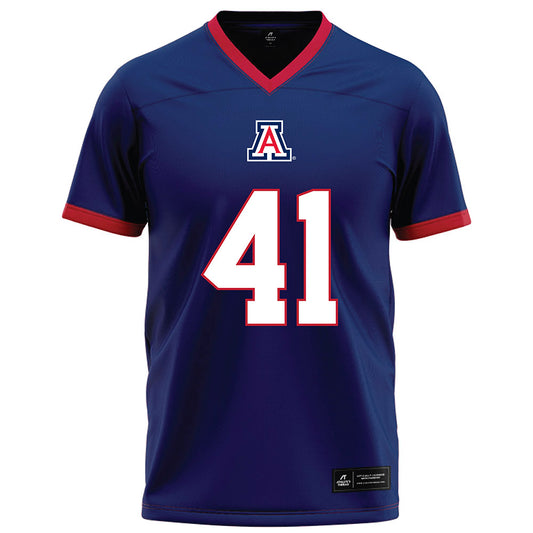 Arizona - NCAA Football : Julian Savaiinaea - Blue Football Jersey-0