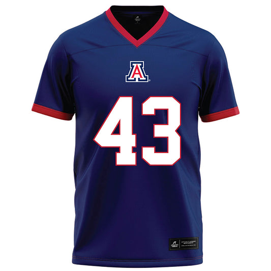 Arizona - NCAA Football : Dalton Johnson - Blue Football Jersey-0
