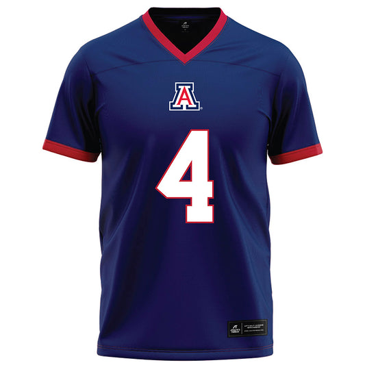 Arizona - NCAA Football : Tetairoa McMillan - Blue Football Jersey