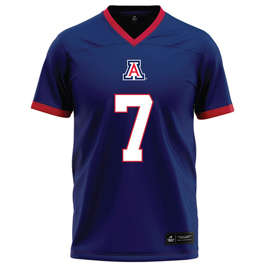Arizona - NCAA Football : Sawyer Anderson - Blue Football Jersey-0