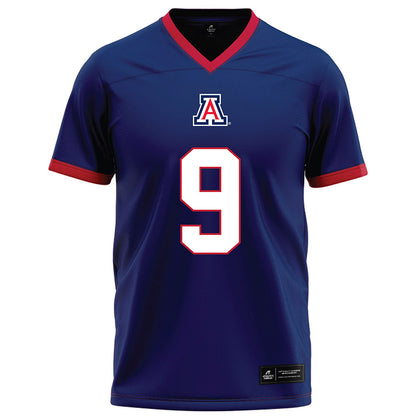Arizona - NCAA Football : Ayden Garnes - Blue Football Jersey-0