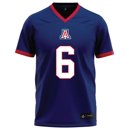 Arizona - NCAA Football : Taye Brown - Blue Football Jersey