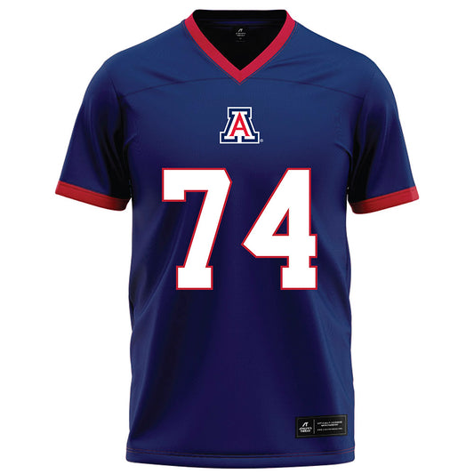 Arizona - NCAA Football : Siale Uluave - Blue Football Jersey-0