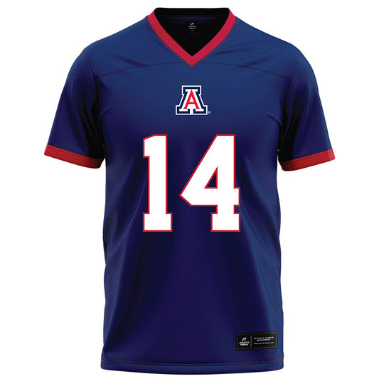 Arizona - NCAA Football : Mason Bray - Blue Football Jersey-0