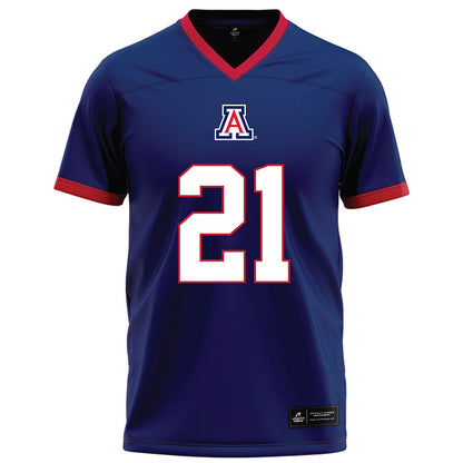 Arizona - NCAA Football : Ismail Mahdi - Blue Football Jersey-0
