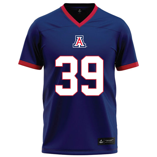 Arizona - NCAA Football : Jacob Buggie - Blue Football Jersey-0
