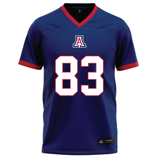 Arizona - NCAA Football : Tyler Mustain - Blue Football Jersey-0