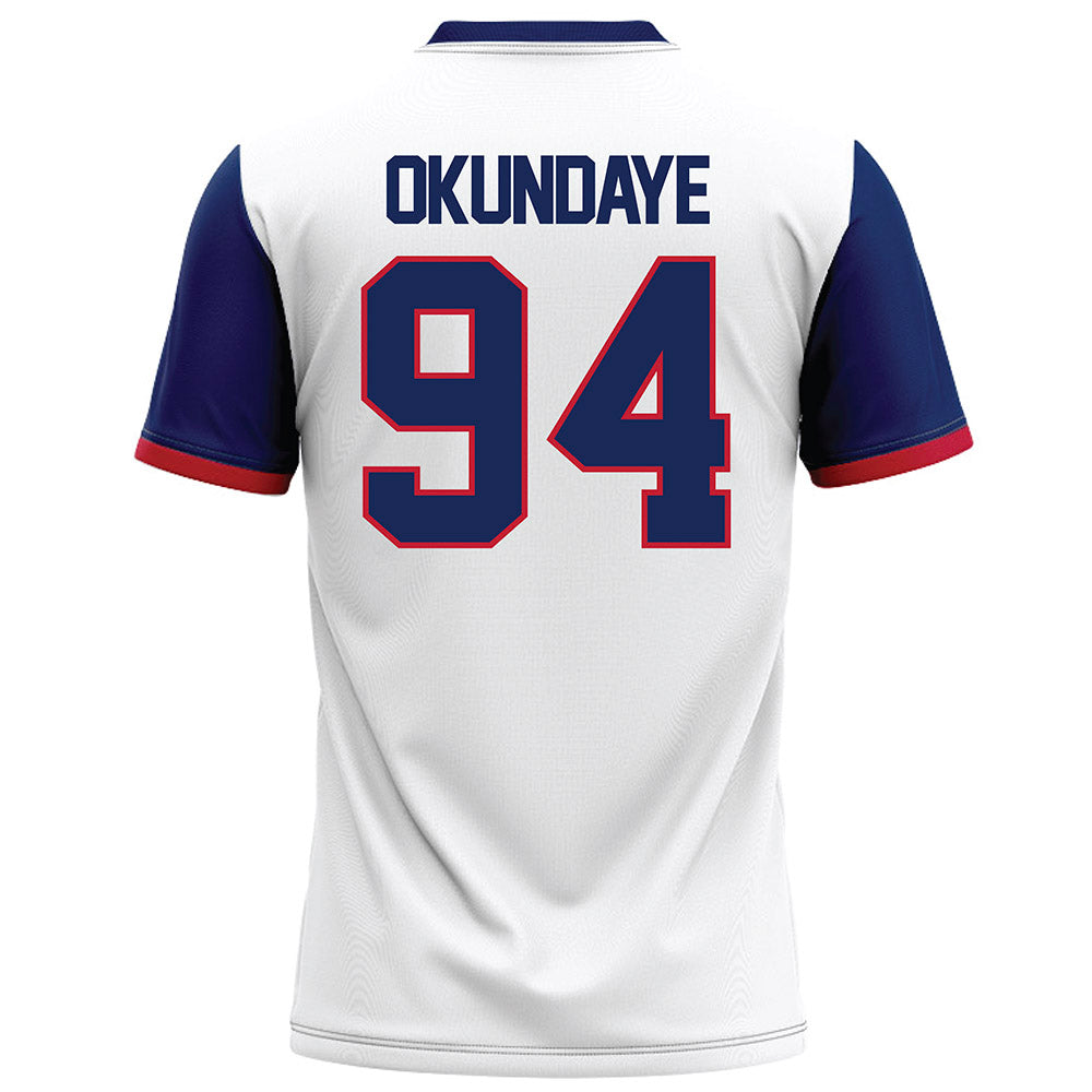 Arizona - NCAA Football : Eduwa Okundaye - White Football Jersey-1