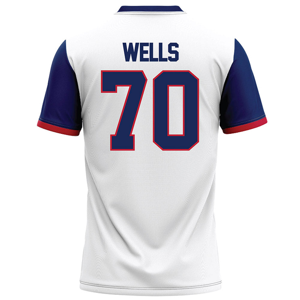 Arizona - NCAA Football : Zarius Wells - White Football Jersey