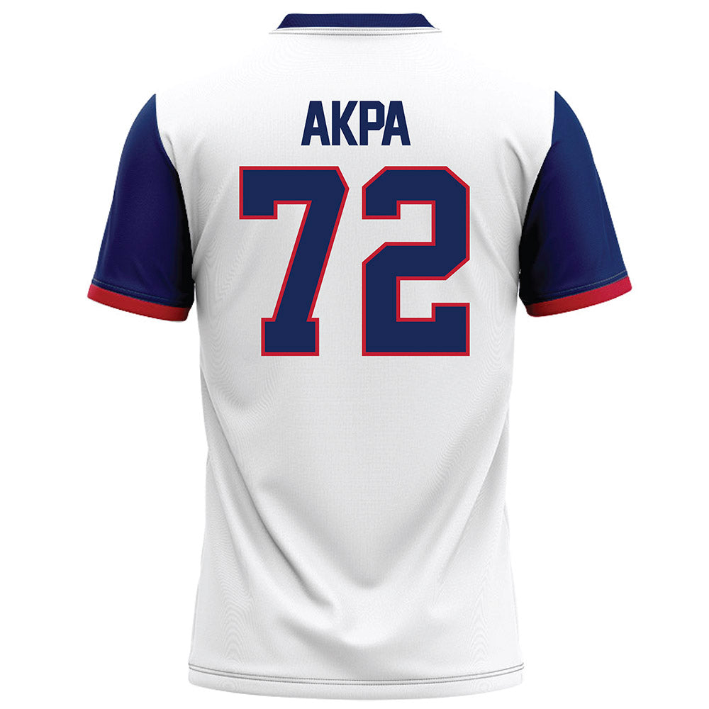 Arizona - NCAA Football : Louis Akpa - White Football Jersey-1