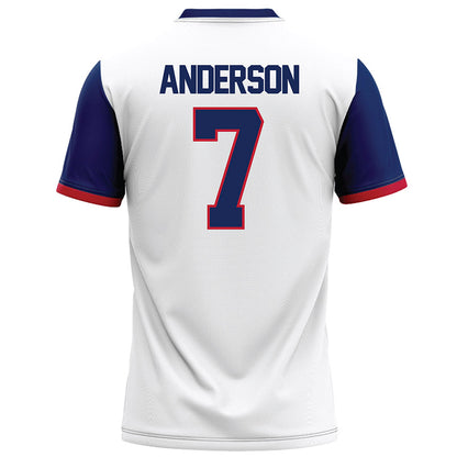 Arizona - NCAA Football : Sawyer Anderson - White Football Jersey-1