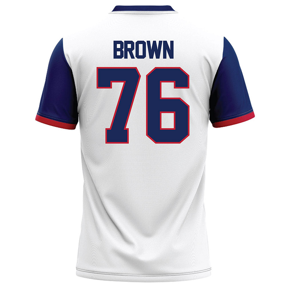 Arizona - NCAA Football : Jordan Brown - White Football Jersey-1