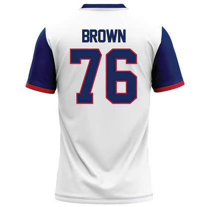 Arizona - NCAA Football : Jordan Brown - White Football Jersey-1