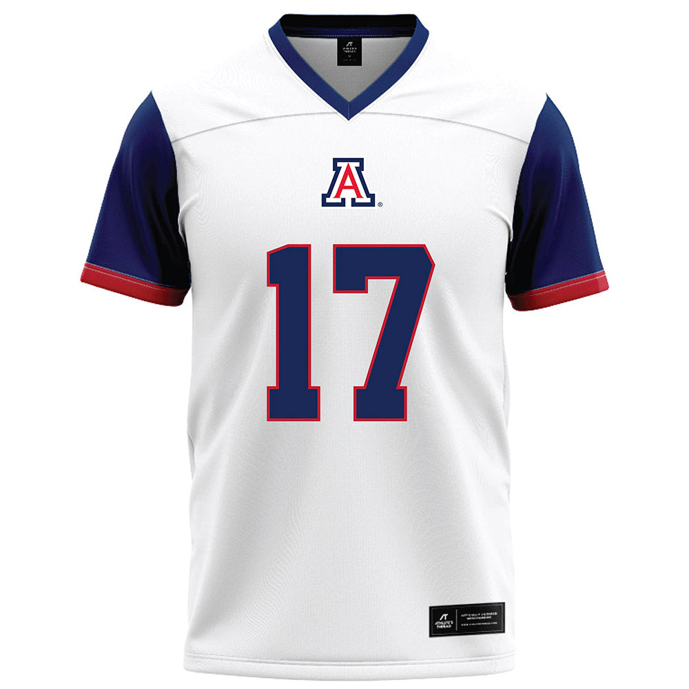 Arizona - NCAA Football : Jshawn Frausto-Ramos - White Football Jersey-0