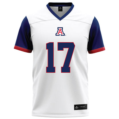 Arizona - NCAA Football : Jshawn Frausto-Ramos - White Football Jersey-0