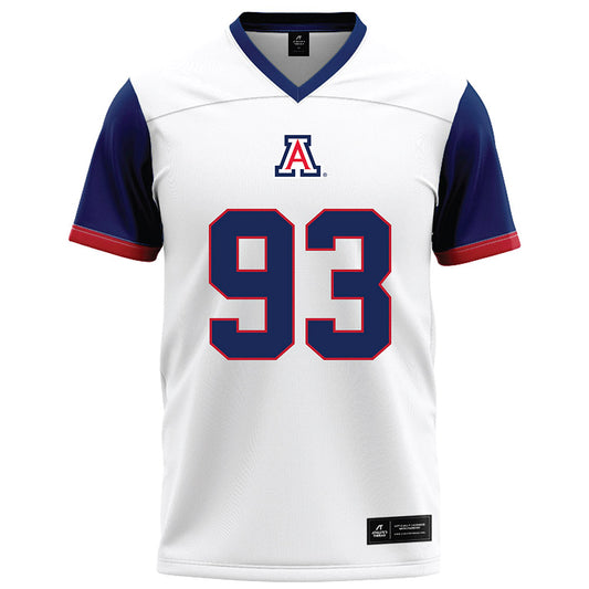 Arizona - NCAA Football : Jarra Anderson - White Football Jersey-0
