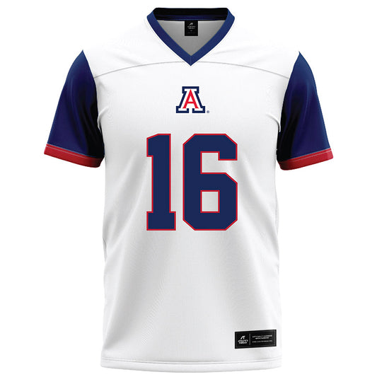 Arizona - NCAA Football : Riley Wilson - White Football Jersey-0