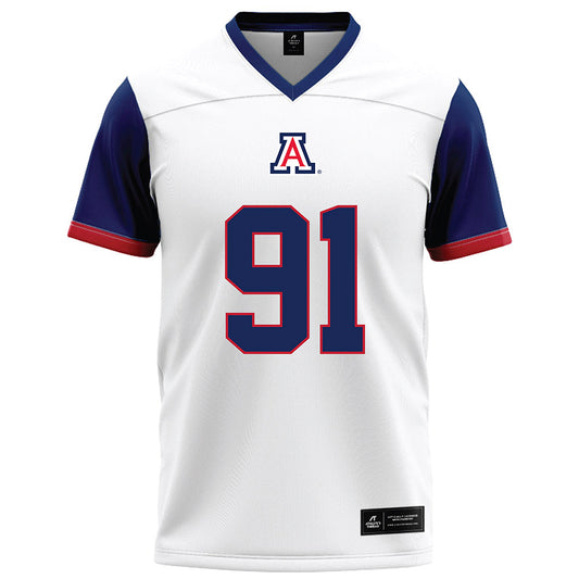 Arizona - NCAA Football : Porter Patton - White Football Jersey-0