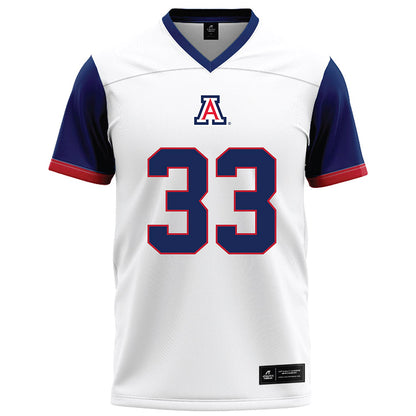 Arizona - NCAA Football : Tyler Prasuhn - White Football Jersey-0