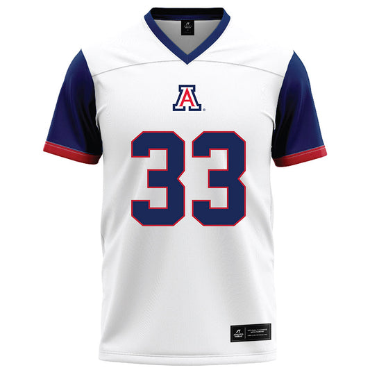 Arizona - NCAA Football : Tyler Prasuhn - White Football Jersey-0