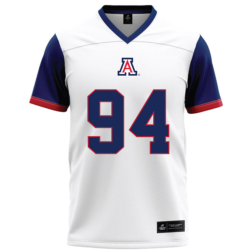 Arizona - NCAA Football : Eduwa Okundaye - White Football Jersey-0