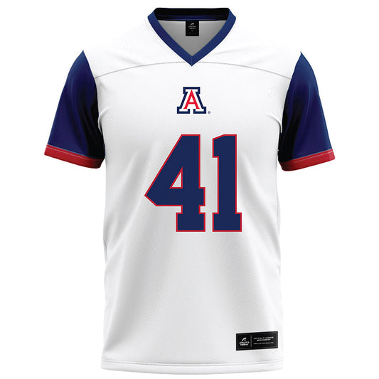 Arizona - NCAA Football : Julian Savaiinaea - White Football Jersey-0