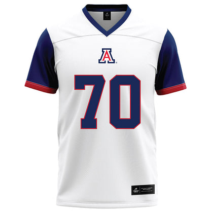 Arizona - NCAA Football : Zarius Wells - White Football Jersey