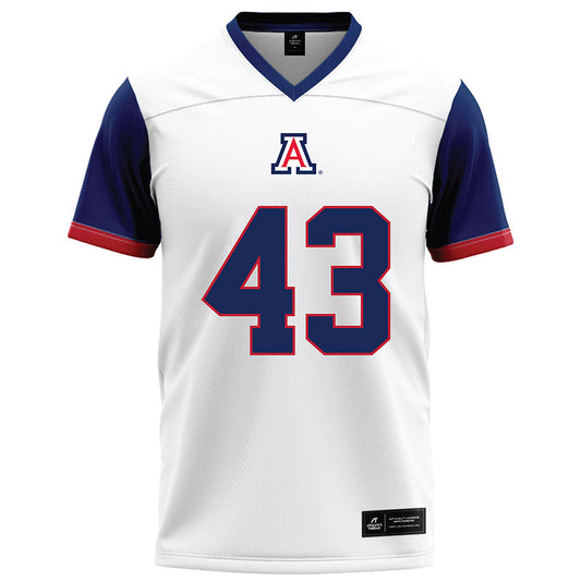 Arizona - NCAA Football : Dalton Johnson - White Football Jersey-0