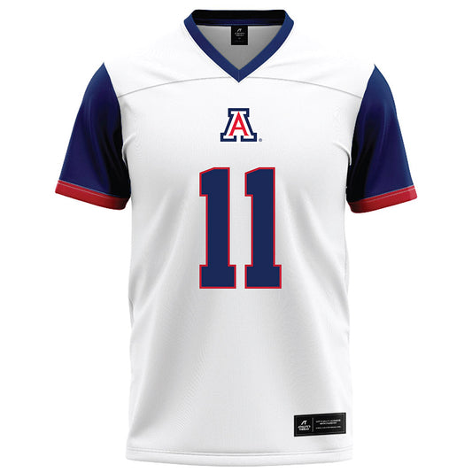 Arizona - NCAA Football : Jabari Mann - White Football Jersey-0