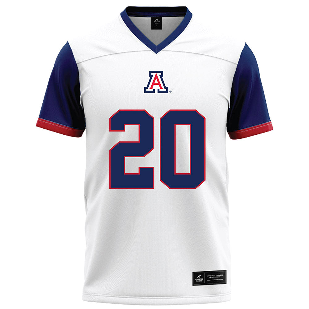 Arizona - NCAA Football : Dajon Hinton - White Football Jersey-0