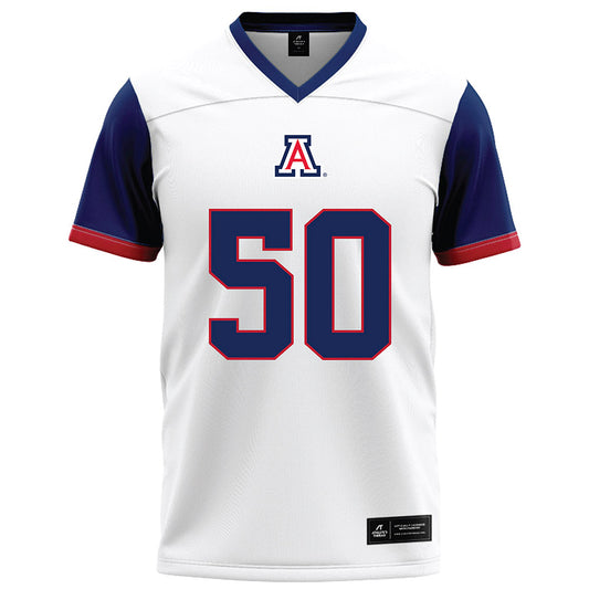 Arizona - NCAA Football : Cooper Blomstrom - White Football Jersey-0