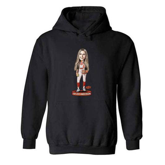 Oklahoma State - NCAA Softball : Taylor Anderson - Hooded Sweatshirt Individual Caricature