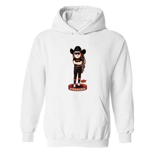 Oklahoma State - NCAA Softball : Kyra Aycock - Hooded Sweatshirt Individual Caricature