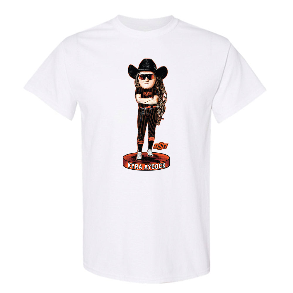 Oklahoma State - NCAA Softball : Kyra Aycock - T-Shirt Individual Caricature