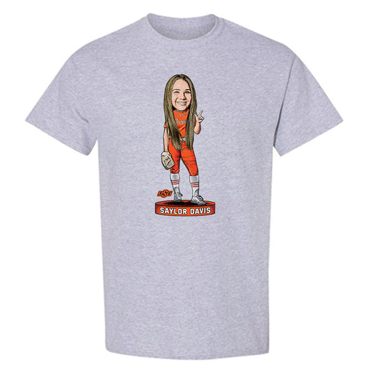 Oklahoma State - NCAA Softball : Saylor Davis - T-Shirt Individual Caricature