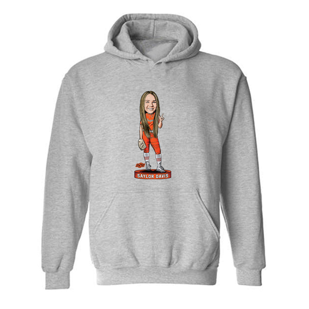 Oklahoma State - NCAA Softball : Saylor Davis - Hooded Sweatshirt Individual Caricature