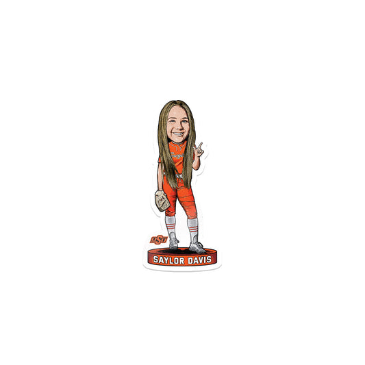 Oklahoma State - NCAA Softball : Saylor Davis - Sticker Individual Caricature