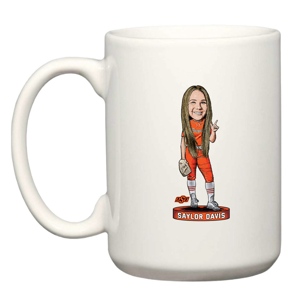 Oklahoma State - NCAA Softball : Saylor Davis - Coffee Mug Individual Caricature