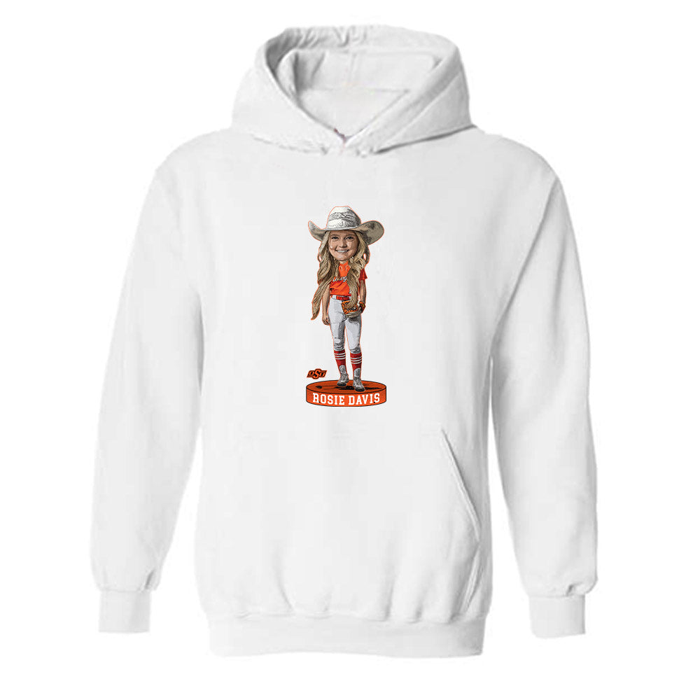 Oklahoma State - NCAA Softball : Rosie davis - Hooded Sweatshirt Individual Caricature