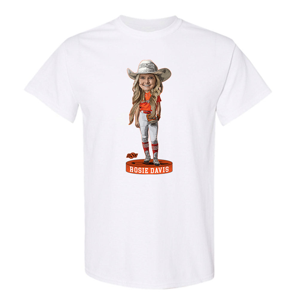 Oklahoma State - NCAA Softball : Rosie davis - T-Shirt Individual Caricature