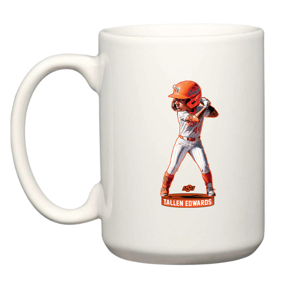 Oklahoma State - NCAA Softball : Tallen Edwards - Coffee Mug Individual Caricature