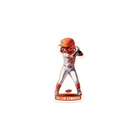 Oklahoma State - NCAA Softball : Tallen Edwards - Sticker Individual Caricature