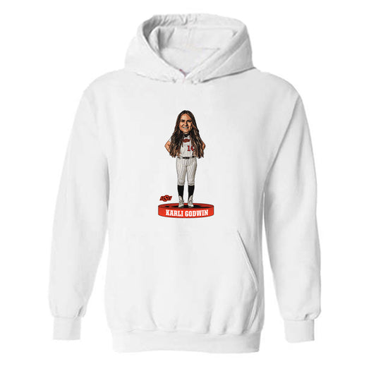 Oklahoma State - NCAA Softball : Karli Godwin - Hooded Sweatshirt Individual Caricature