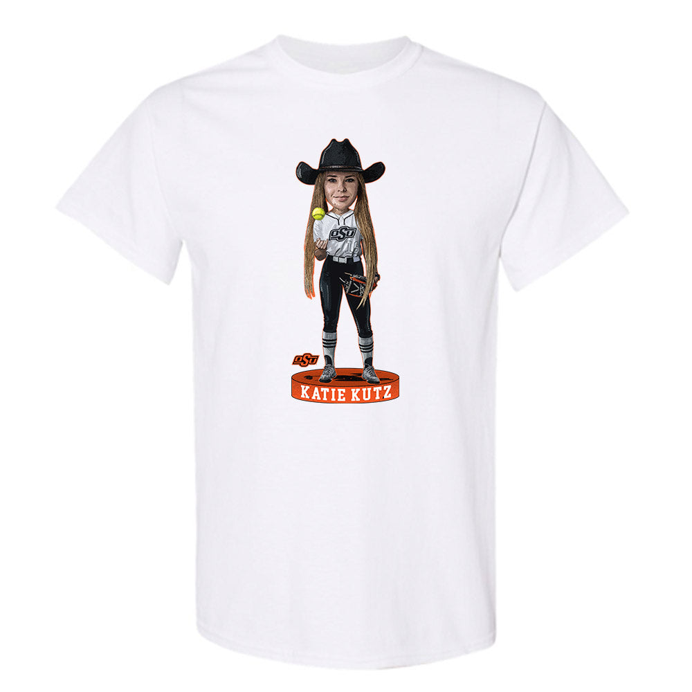 Oklahoma State - NCAA Softball : Katie Kutz - T-Shirt Individual Caricature