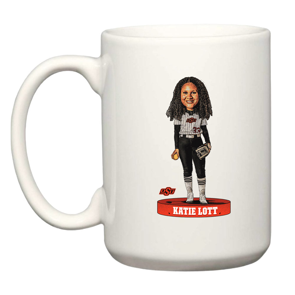 Oklahoma State - NCAA Softball : Katie Lott - Coffee Mug Individual Caricature