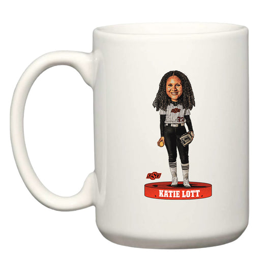 Oklahoma State - NCAA Softball : Katie Lott - Coffee Mug Individual Caricature