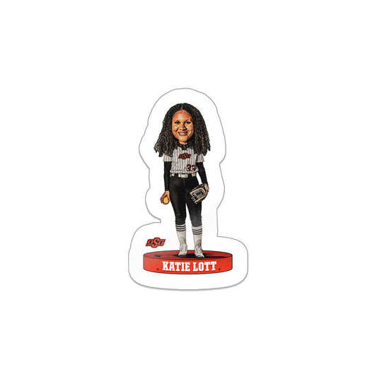 Oklahoma State - NCAA Softball : Katie Lott - Sticker Individual Caricature