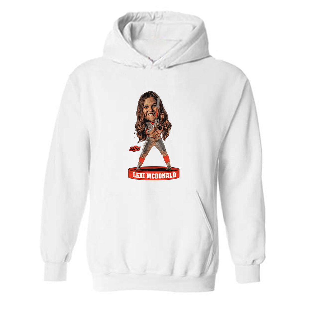 Oklahoma State - NCAA Softball : Lexi McDonald - Hooded Sweatshirt Individual Caricature